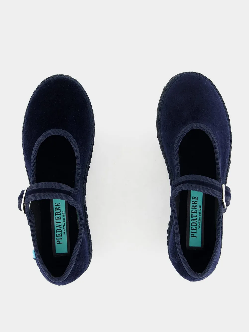 Mary Jane Bambino in Blue Mercantile Velvet sold by Fashion Clinic product image thumbnail 4