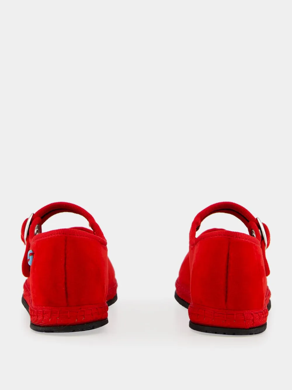 Mary Jane Bambino in Red Refosco Velvet sold by Fashion Clinic product image thumbnail 4