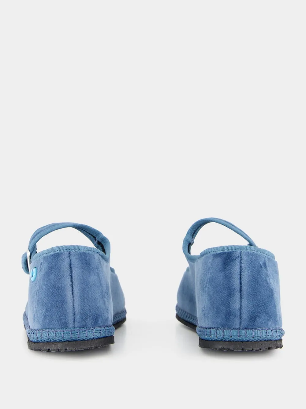 Mary Jane in Adriatic Blue Velvet sold by Fashion Clinic product image thumbnail 5