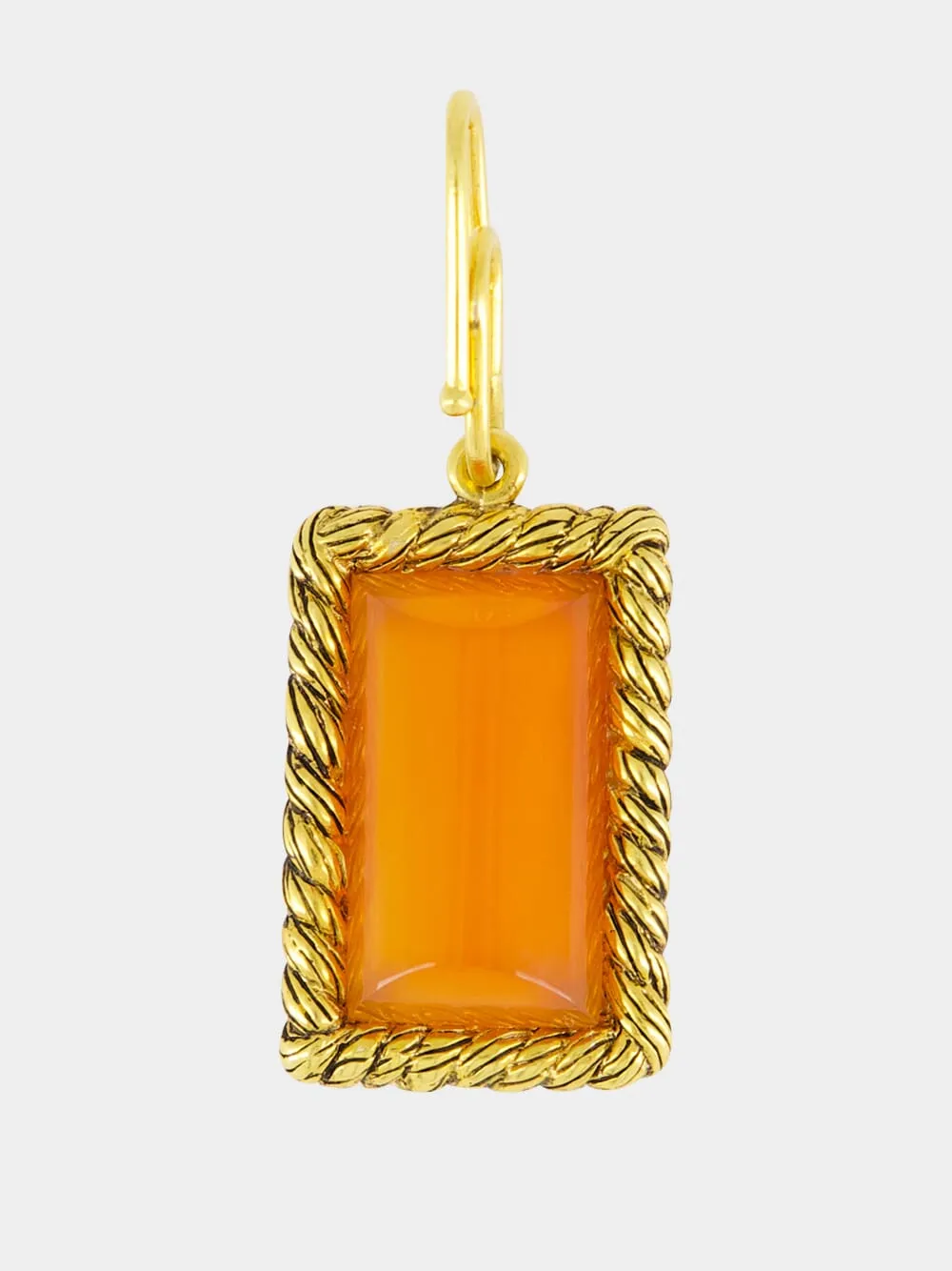 Gold Malli Carnelian Charm sold by Fashion Clinic