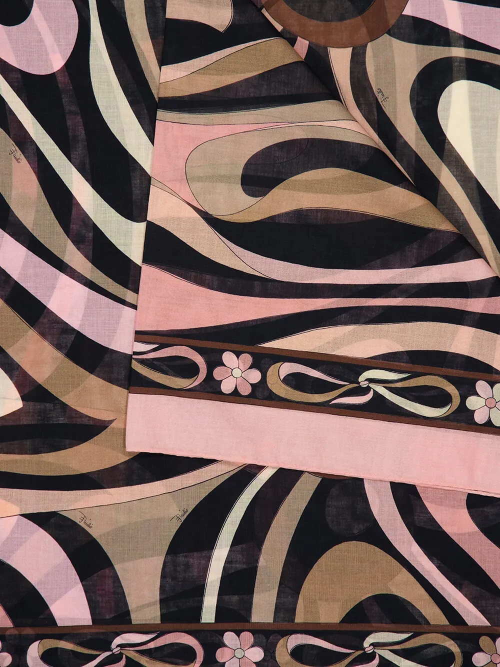 Onde and Pesci Print Cotton Pareo sold by Fashion Clinic product image thumbnail 2