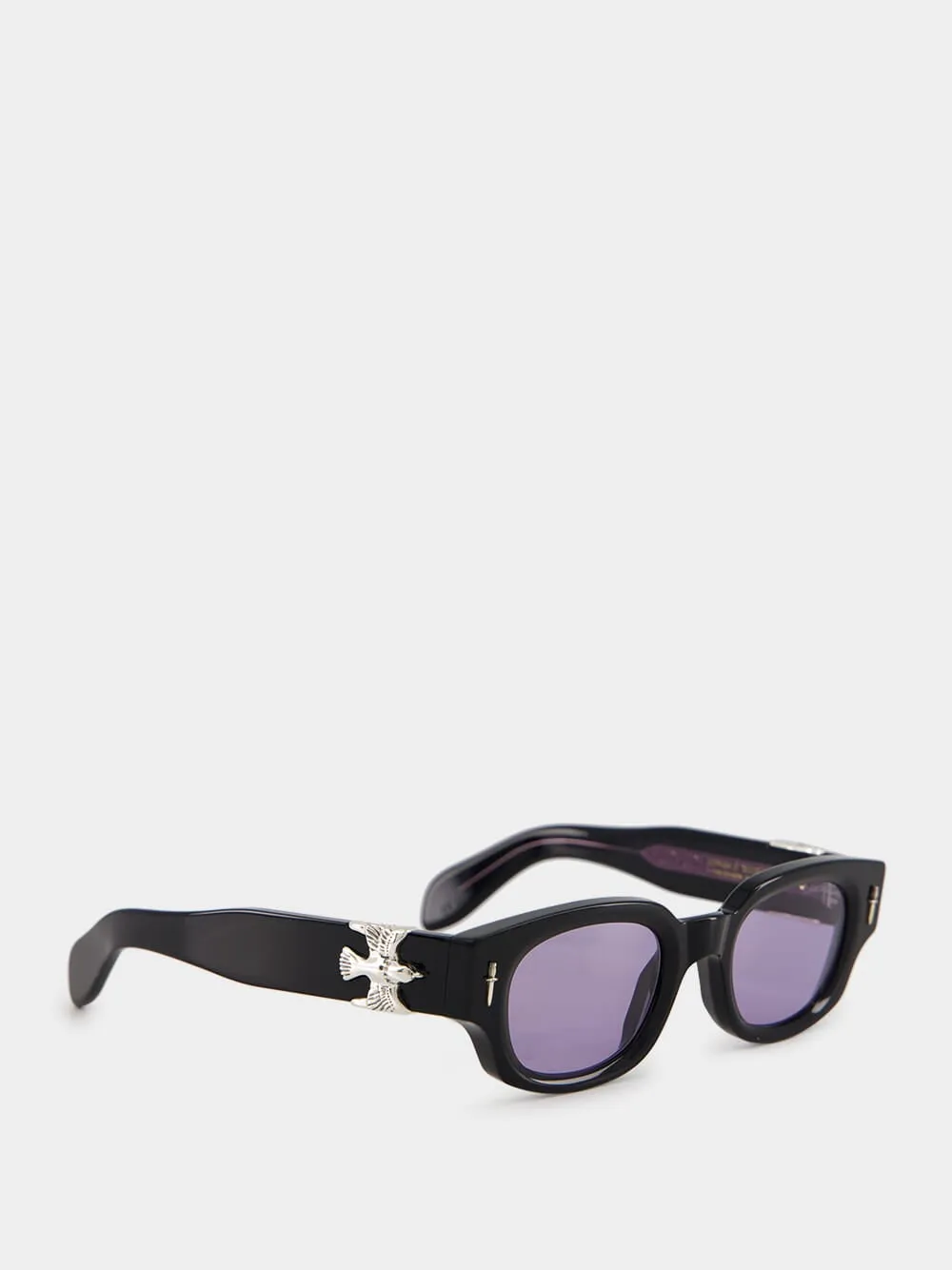Black Soaring Eagle Rectangle Sunglasses sold by Fashion Clinic product image thumbnail 2