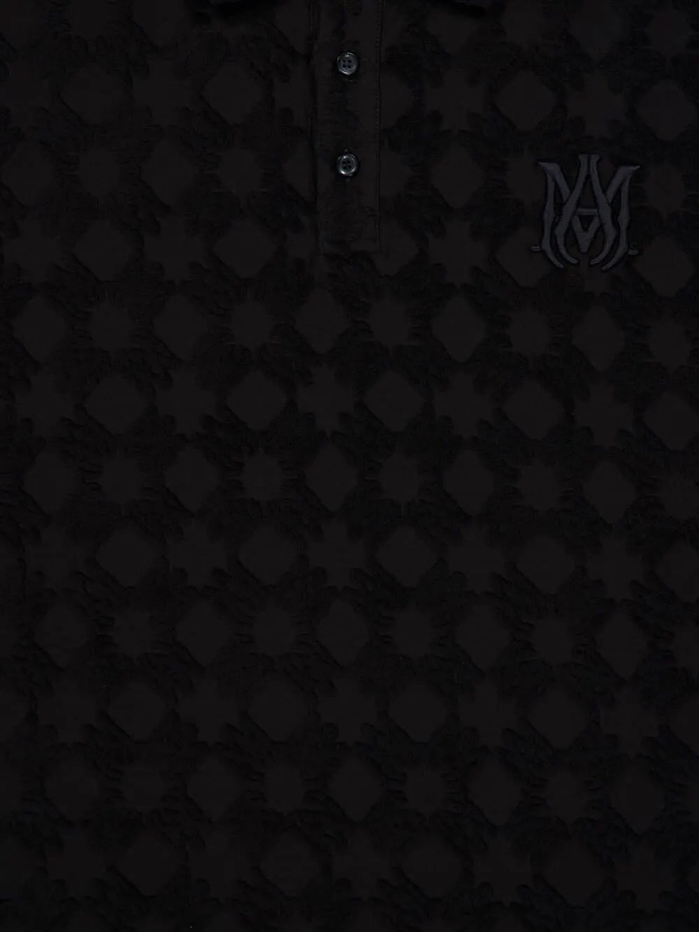 Black MA Quad Toweling Polo sold by Fashion Clinic product image thumbnail 3