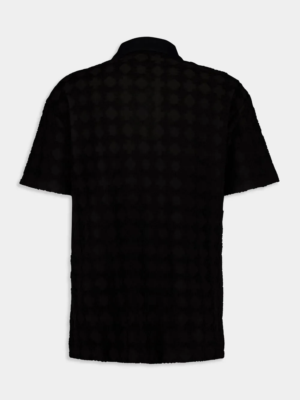 Black MA Quad Toweling Polo sold by Fashion Clinic product image thumbnail 2