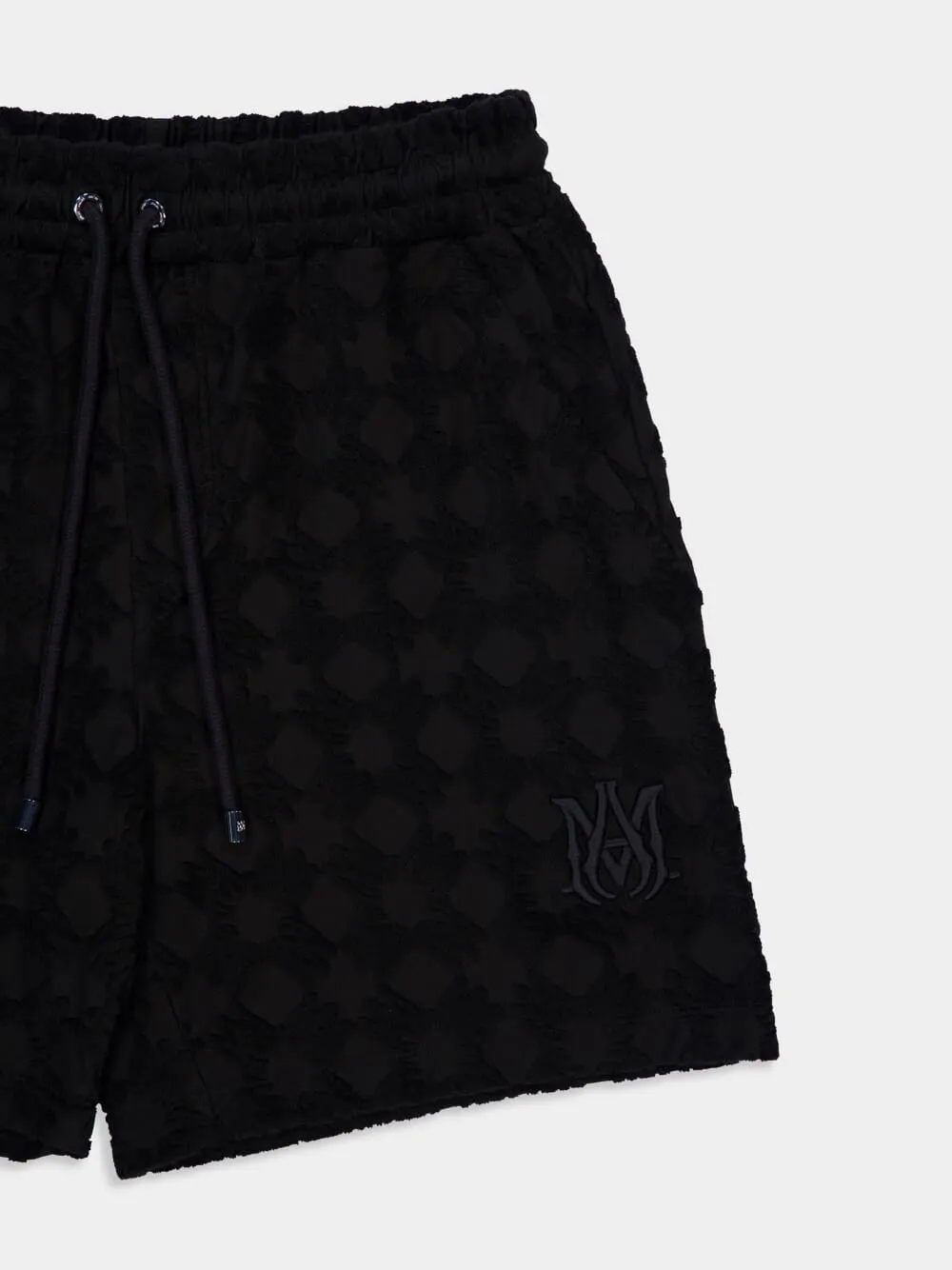 Black MA Quad Toweling Shorts sold by Fashion Clinic product image thumbnail 3
