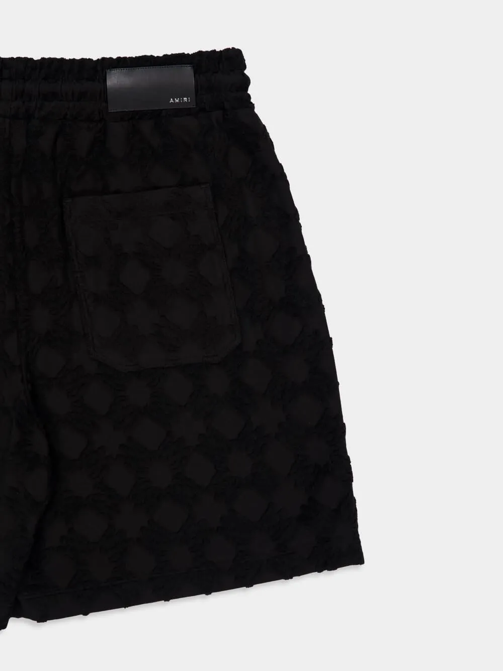 Black MA Quad Toweling Shorts sold by Fashion Clinic product image thumbnail 4