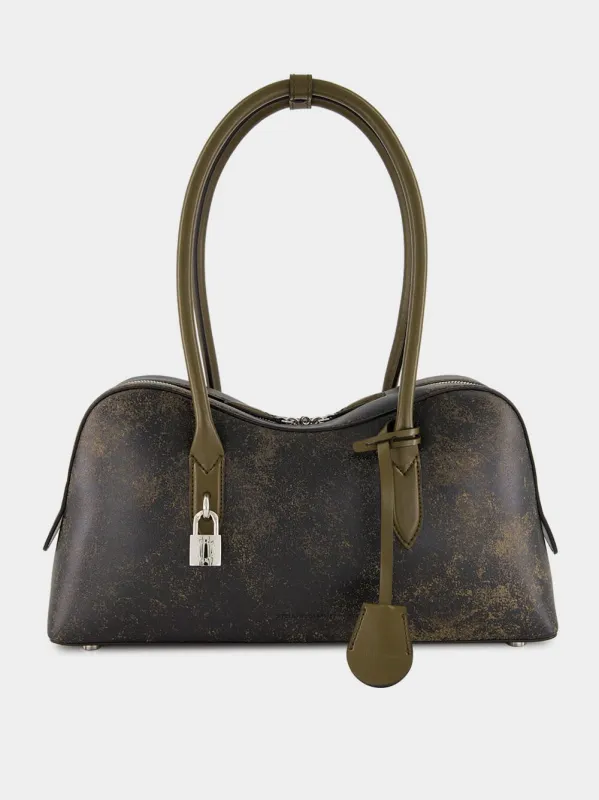 Mud Brown Ryder Shoulder Bag sold by Fashion Clinic