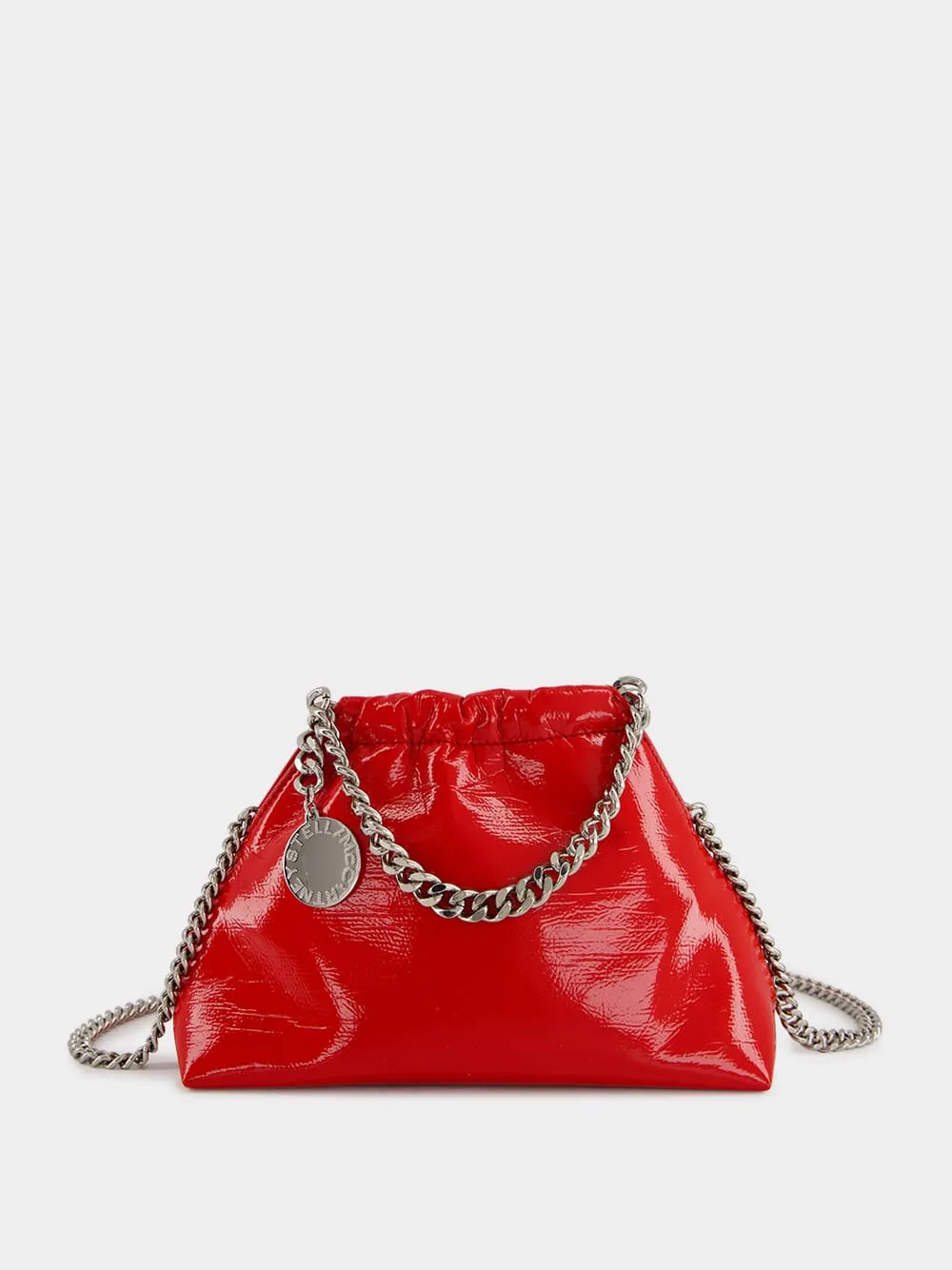 Red Falabella Drawstring Crossbody Bag sold by Fashion Clinic