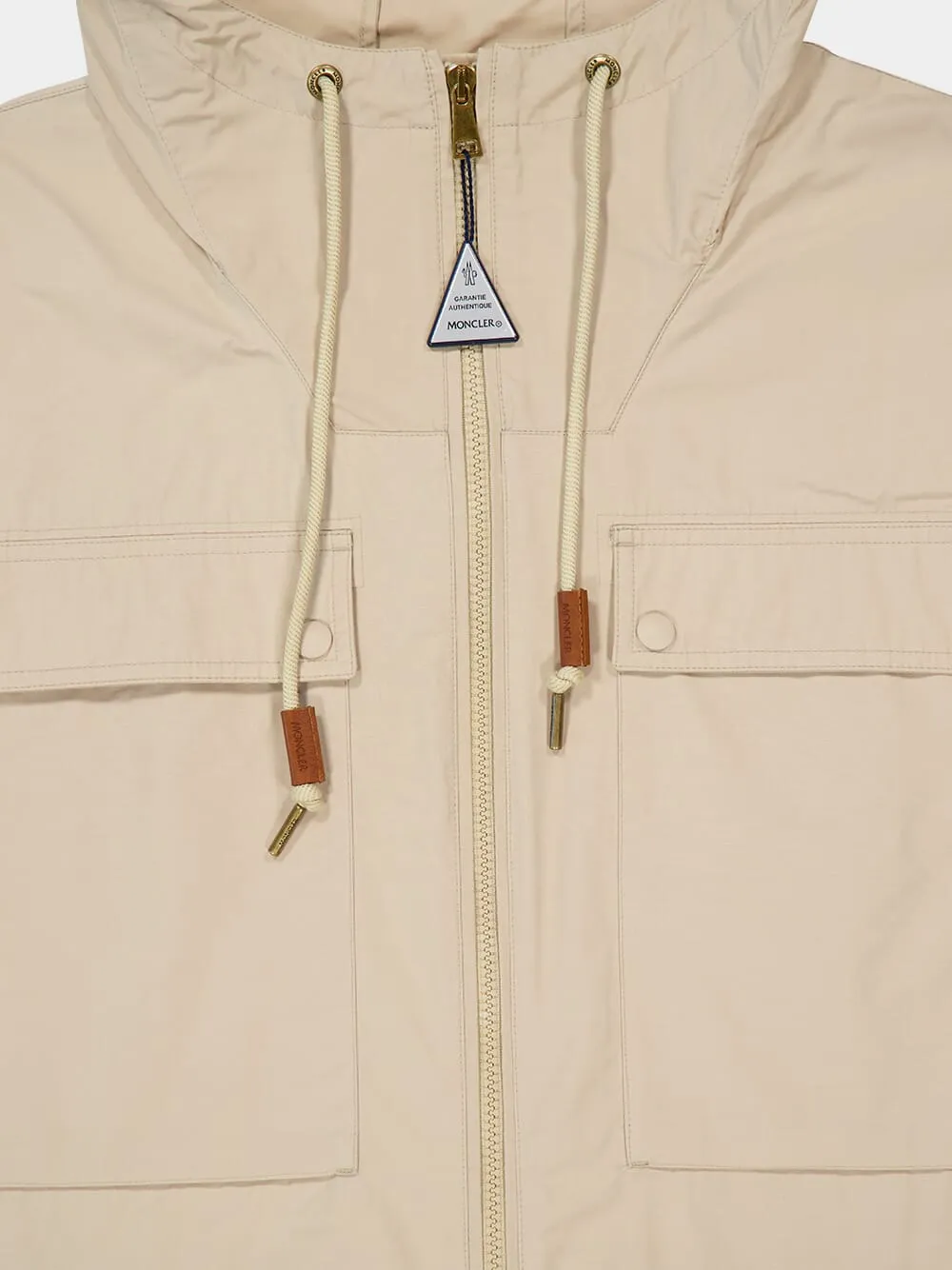 Light Beige Sauvan Hooded Parka sold by Fashion Clinic product image thumbnail 5