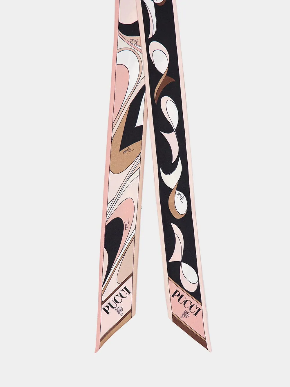 Onde and Pesci Print Silk Twill Carré sold by Fashion Clinic product image thumbnail 3