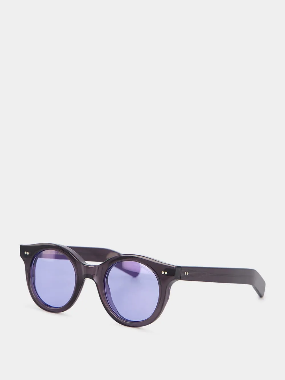 Dark Grey 1390 Round Sunglasses sold by Fashion Clinic product image thumbnail 3