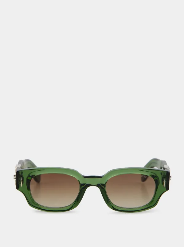 Leaf Green Soaring Eagle Rectangle Sunglasses sold by Fashion Clinic