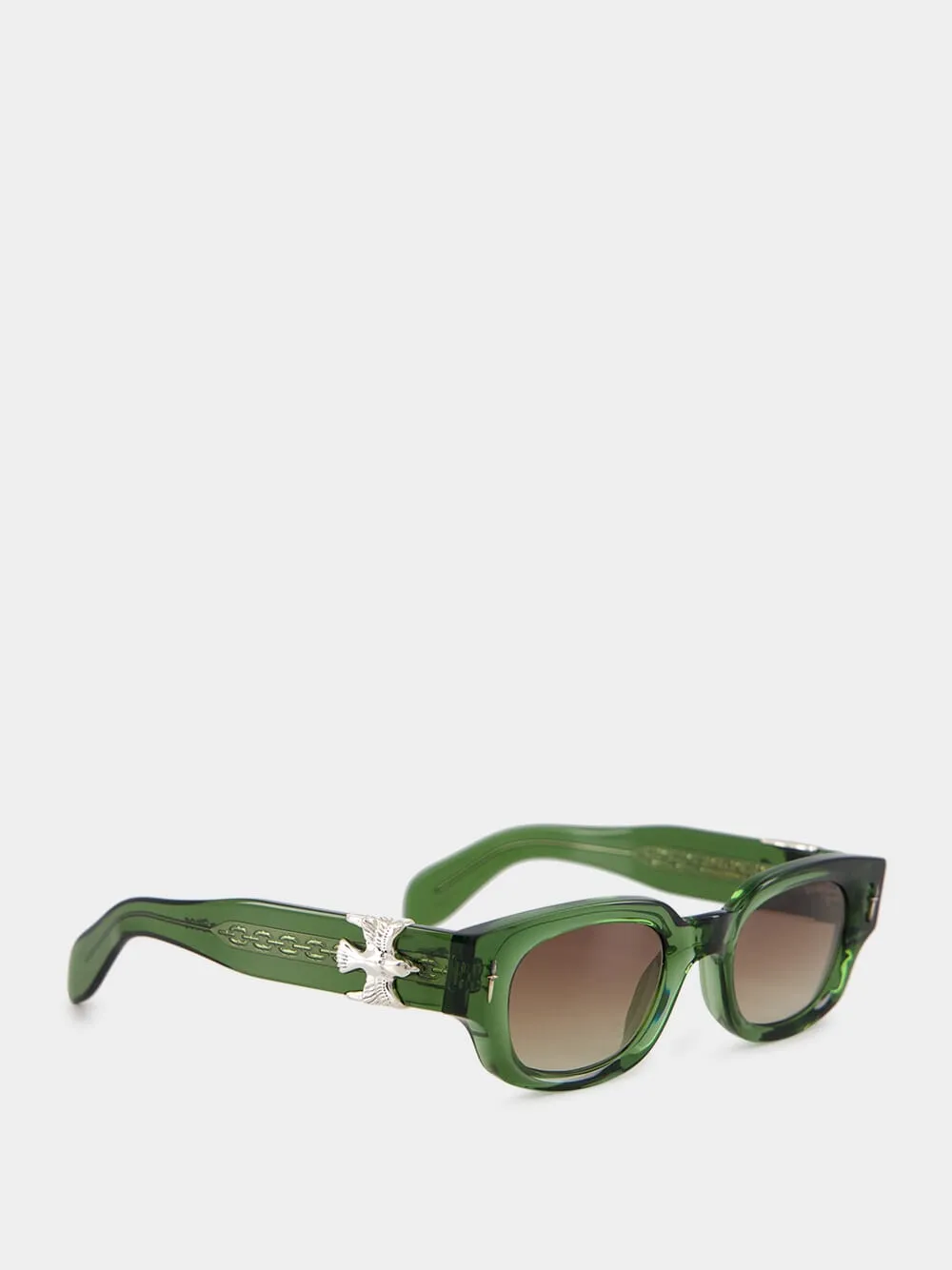 Leaf Green Soaring Eagle Rectangle Sunglasses sold by Fashion Clinic product image thumbnail 2