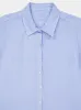 Aquatic Solid Long Sleeve Linen Shirt sold by Fashion Clinic