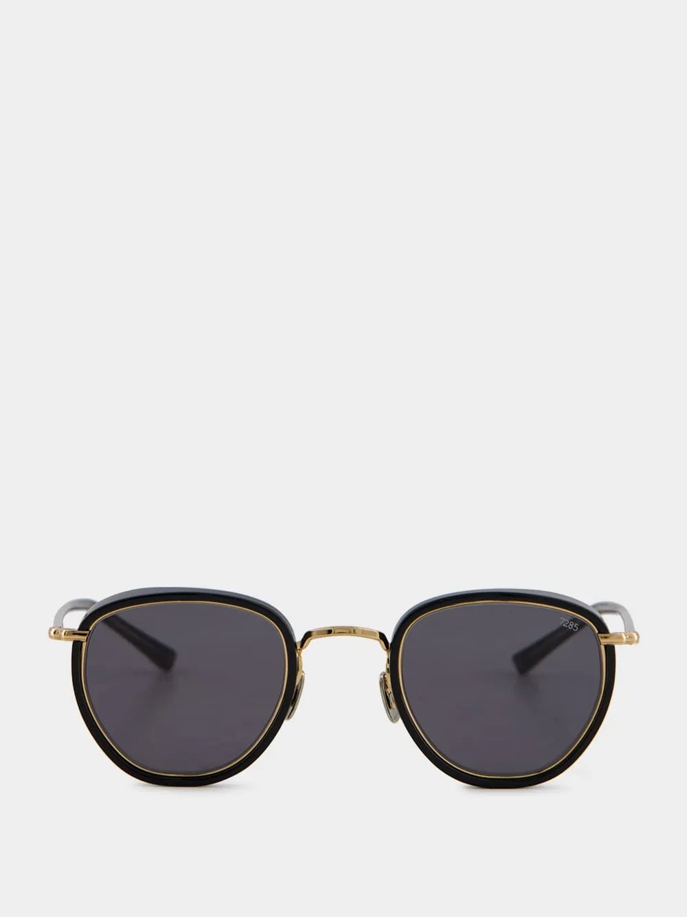 Black 717E Round Sunglasses sold by Fashion Clinic