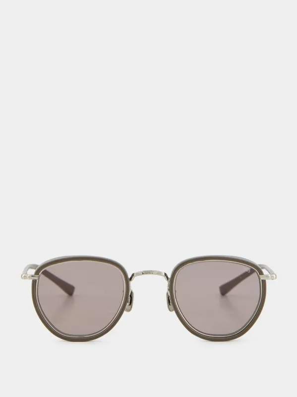 Taupe 717E Round Sunglasses sold by Fashion Clinic