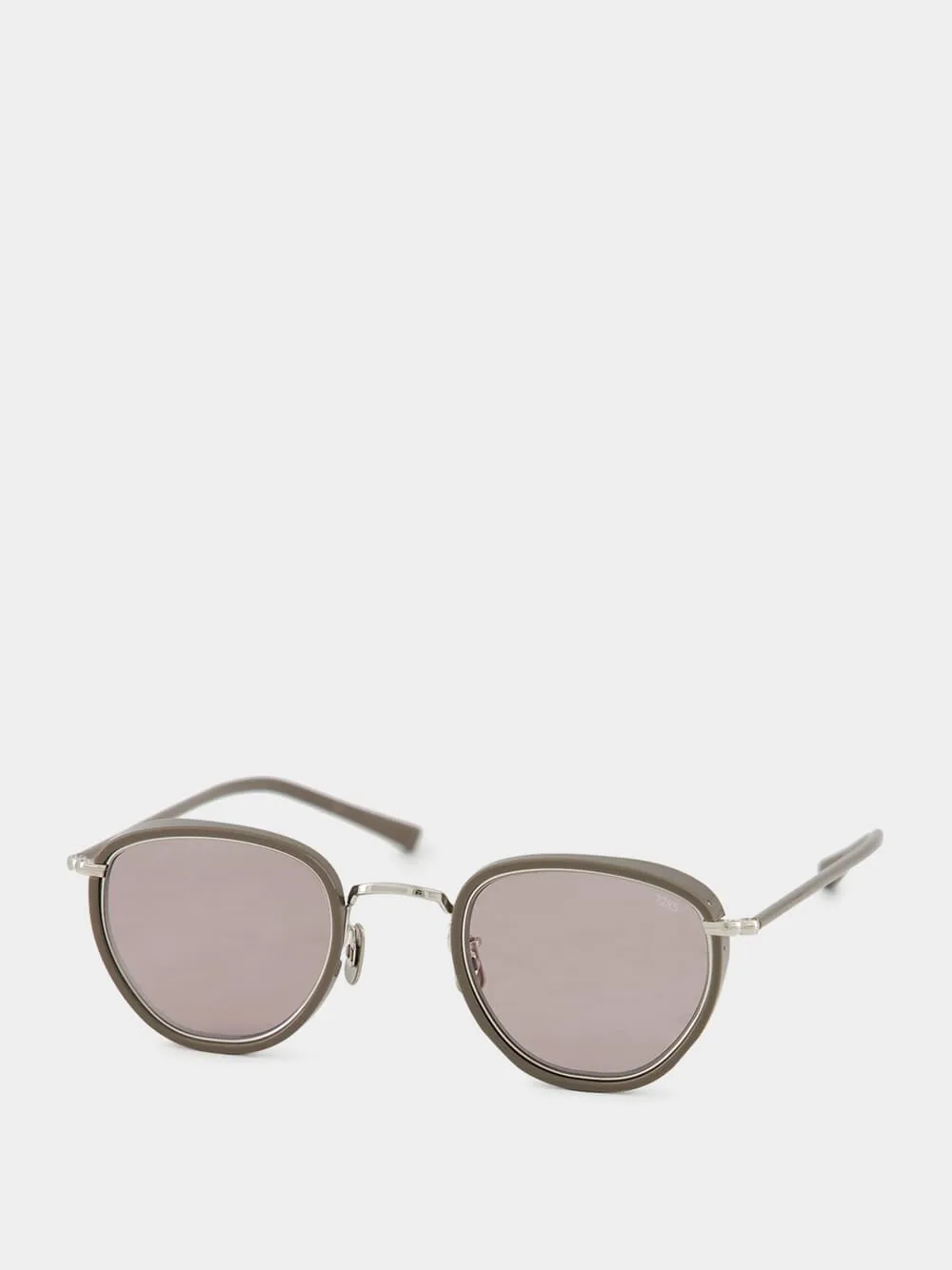 Taupe 717E Round Sunglasses sold by Fashion Clinic product image thumbnail 4