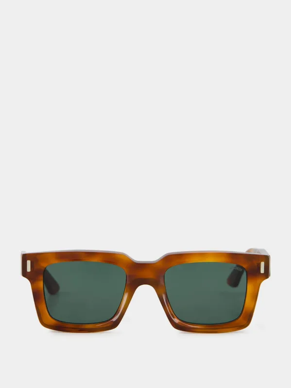 Honey Havana 1386 Square Sunglasses sold by Fashion Clinic