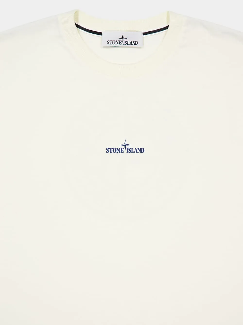 Ivory Compass Camo Print T-Shirt sold by Fashion Clinic product image thumbnail 3