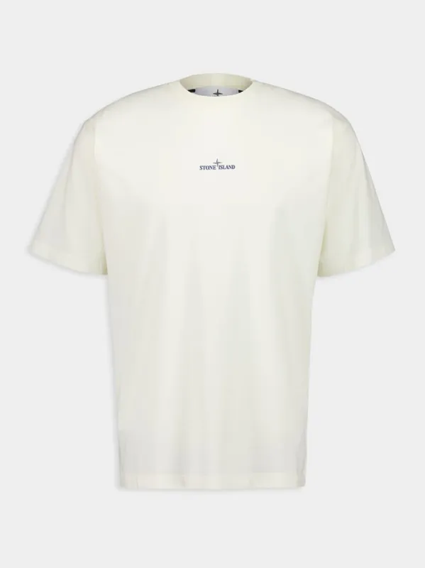 Ivory Compass Camo Print T-Shirt sold by Fashion Clinic