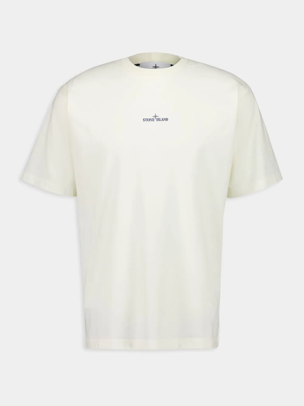 Ivory Compass Camo Print T-Shirt sold by Fashion Clinic