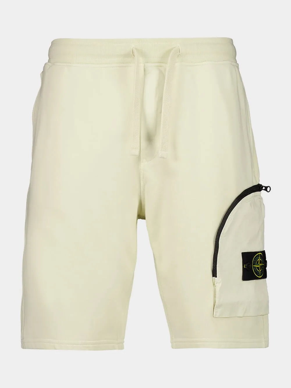 Oat Beige Cargo Bermuda Shorts sold by Fashion Clinic