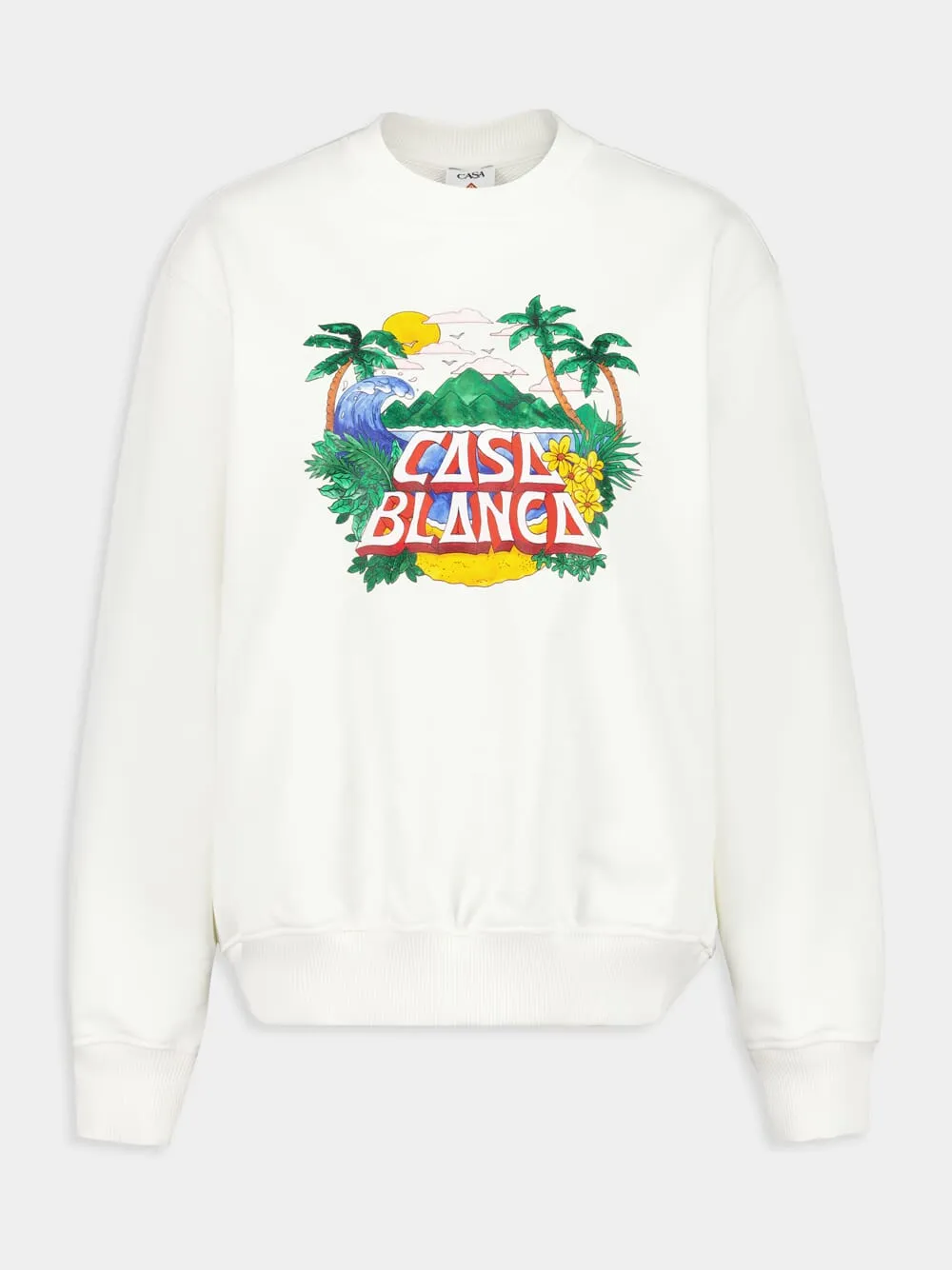 Off-White Casa Beach Wave Sweatshirt sold by Fashion Clinic