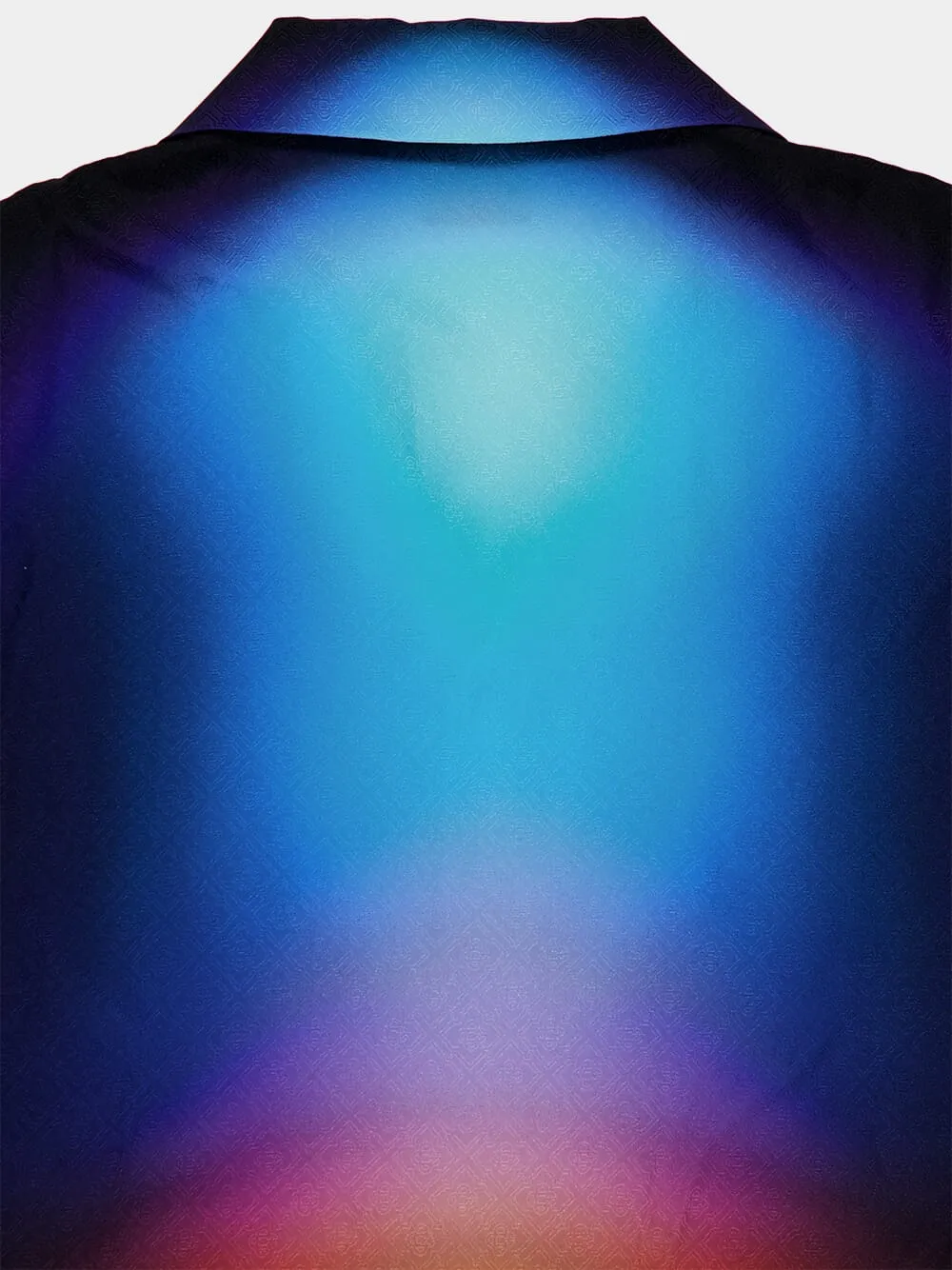 Gradient Silk Short Sleeve Shirt sold by Fashion Clinic product image thumbnail 4