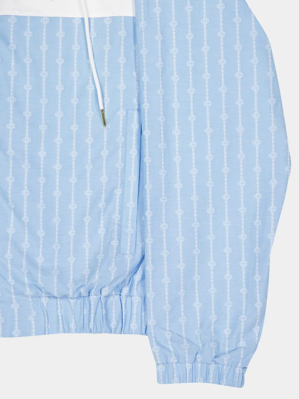 Blue Pinstripe Laurel Track Jacket sold by Fashion Clinic product image thumbnail 4