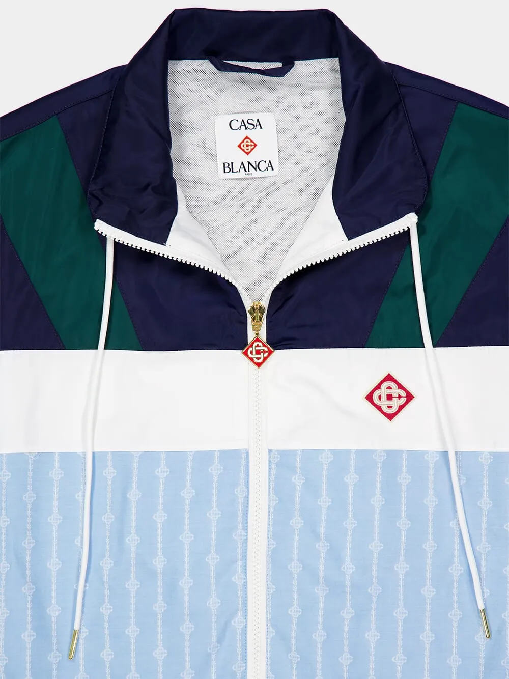 Blue Pinstripe Laurel Track Jacket sold by Fashion Clinic product image thumbnail 3