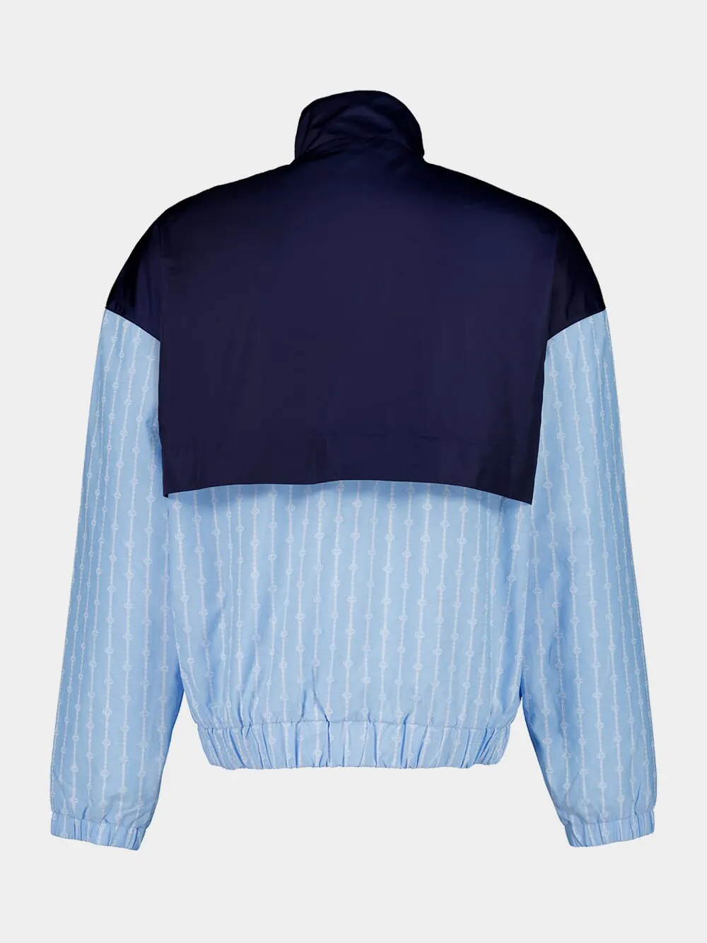 Blue Pinstripe Laurel Track Jacket sold by Fashion Clinic product image thumbnail 2
