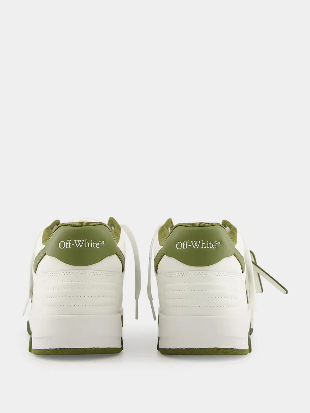 White and Olive Green Out of Office Sneakers sold by Fashion Clinic product image thumbnail 5