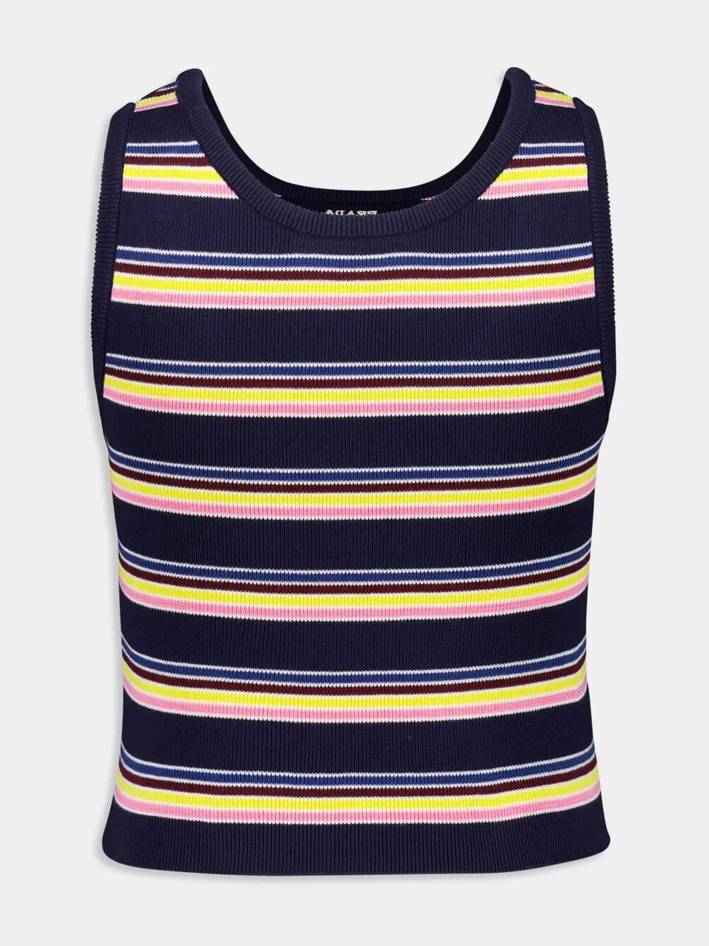 Striped Sleeveless Knit Tank Top sold by Fashion Clinic product image thumbnail 2