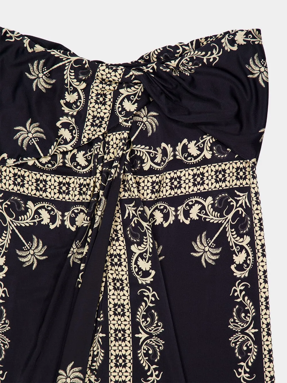 Black Dream Tiles Skirt sold by Fashion Clinic product image thumbnail 4