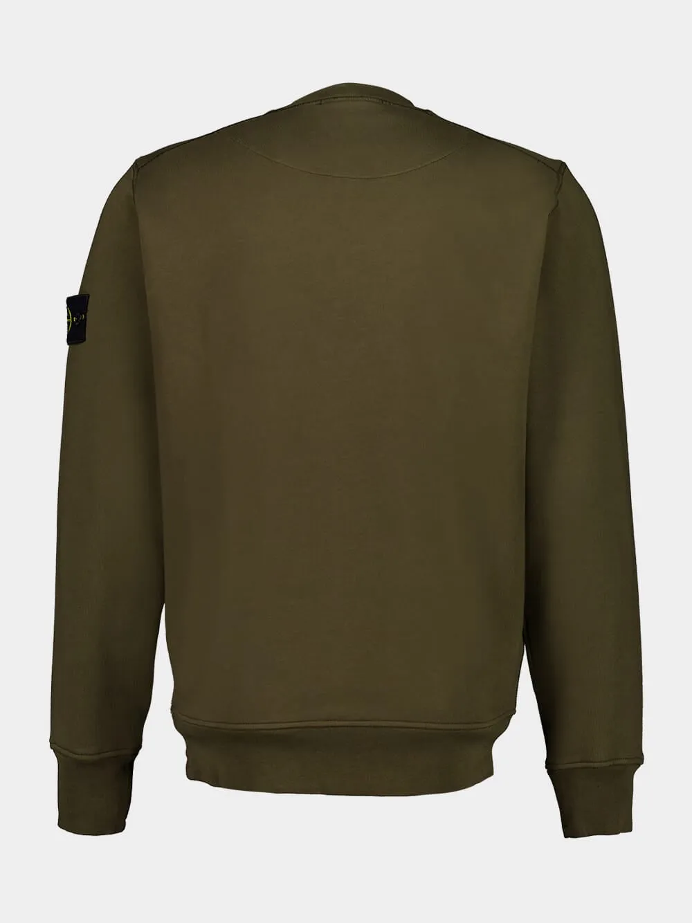 Military Green Sweatshirt with Side Logo sold by Fashion Clinic product image thumbnail 2