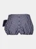 Striped White and Blue Cotton Poplin Mini Shorts sold by Fashion Clinic