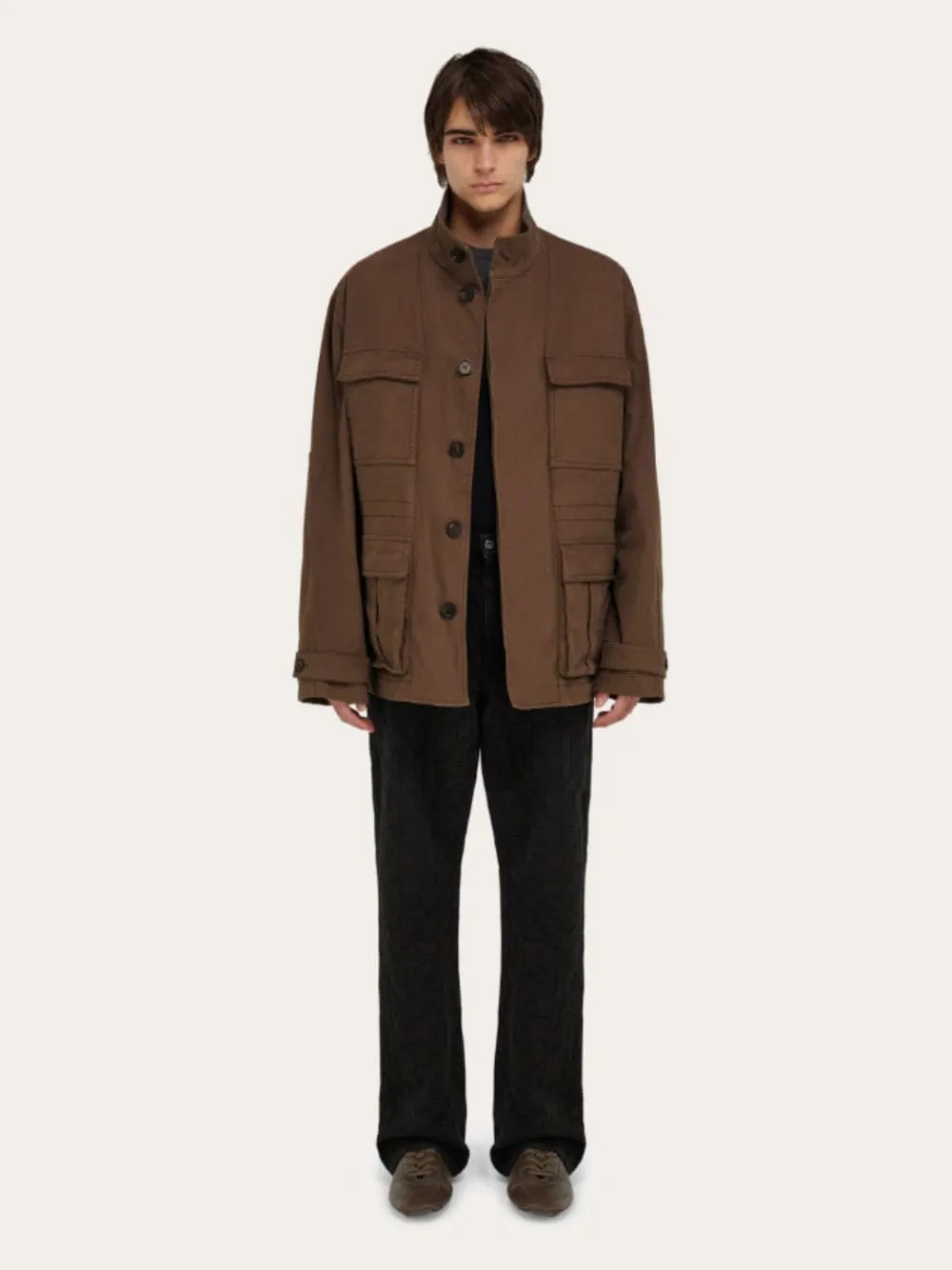 Sement Brown Saharan Jacket sold by Fashion Clinic