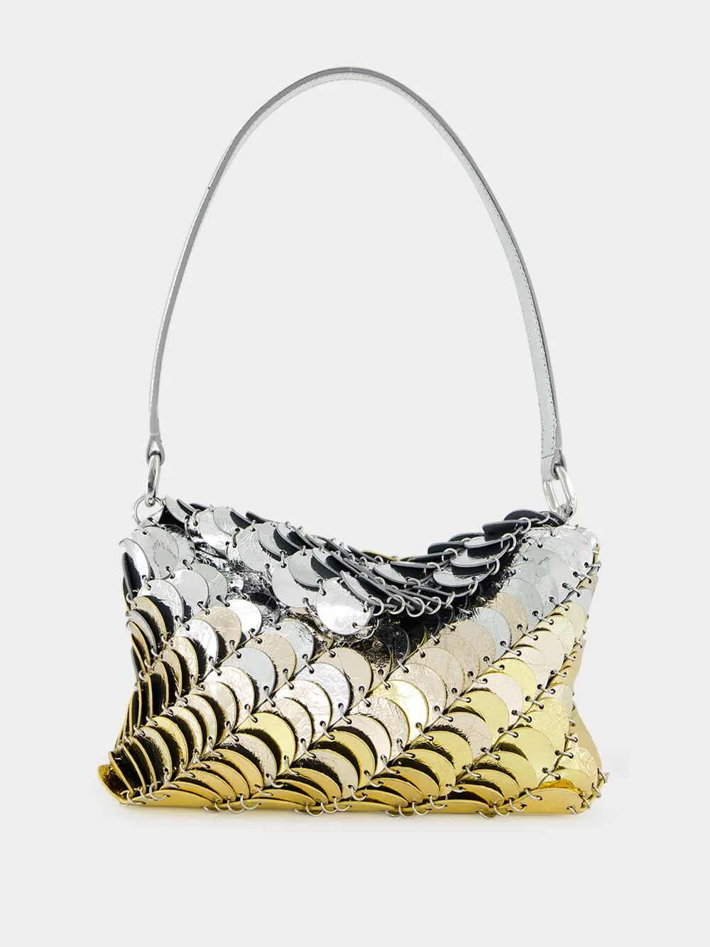 Silver & Gold Paco Leather Bag sold by Fashion Clinic product image thumbnail 3