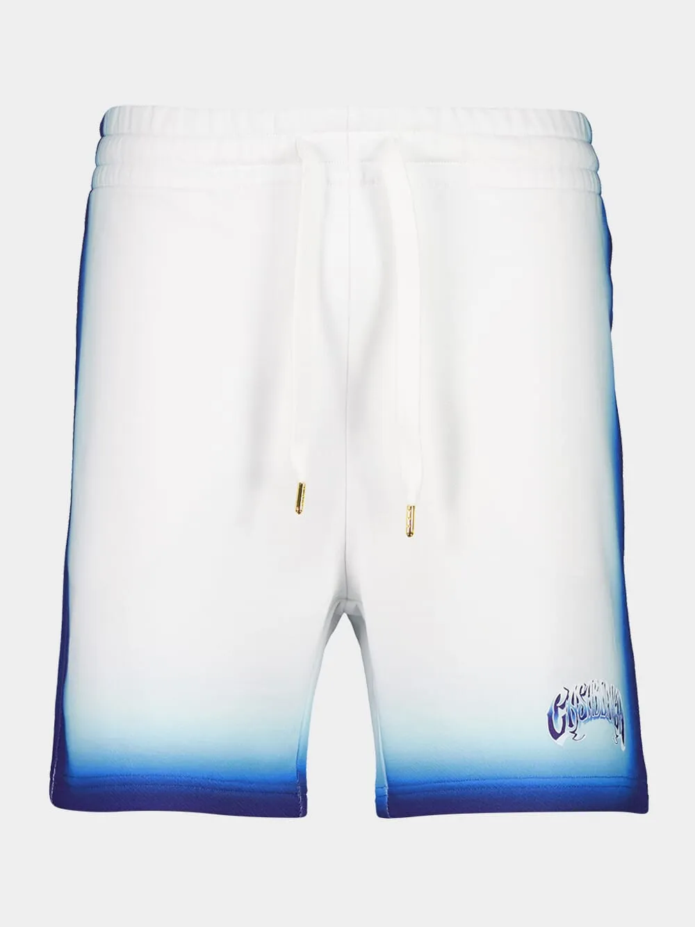 Blue Fade Sweatshorts sold by Fashion Clinic product image thumbnail 2