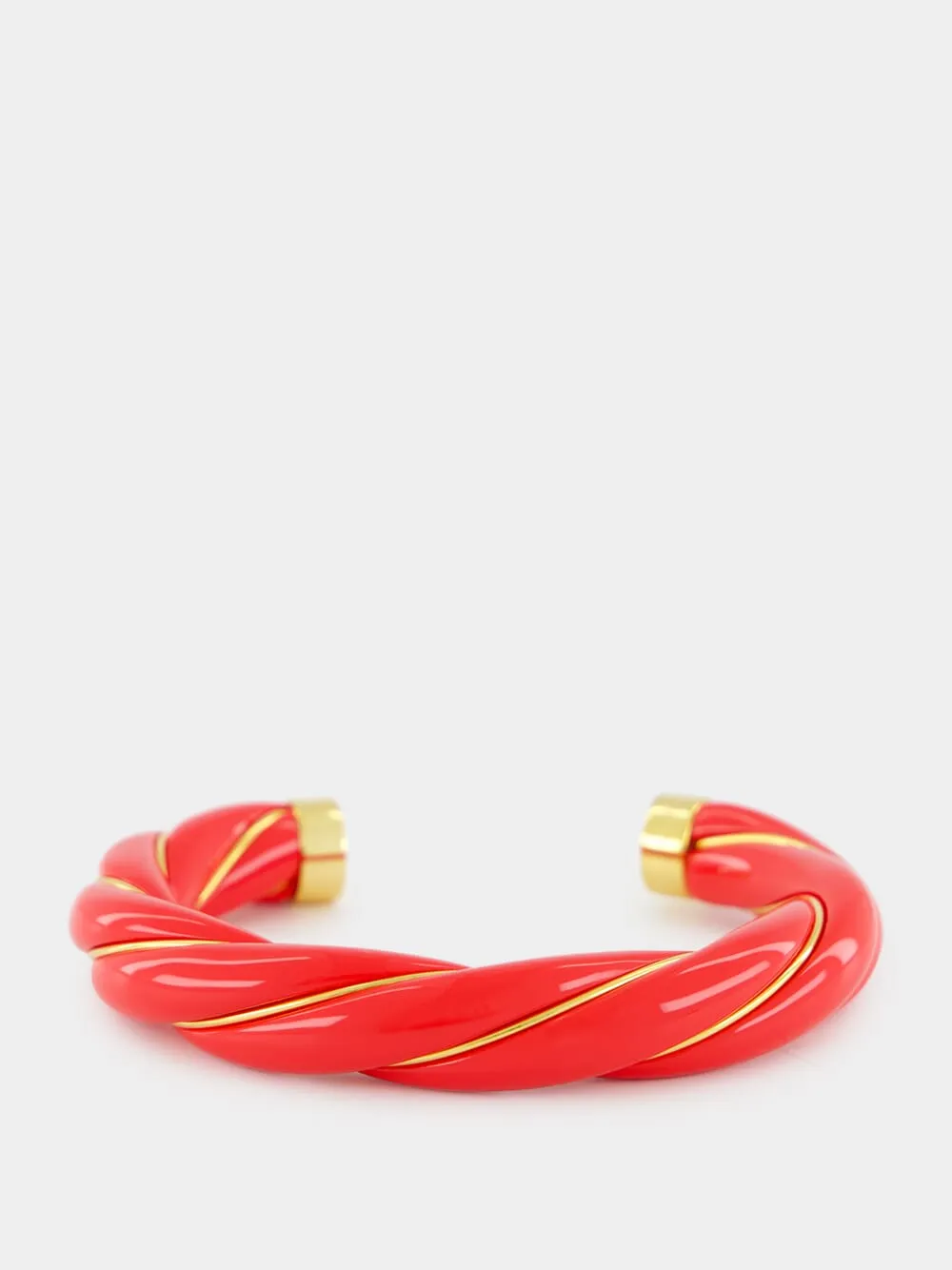 Diana Vermillion Rush Twisted Bangle sold by Fashion Clinic