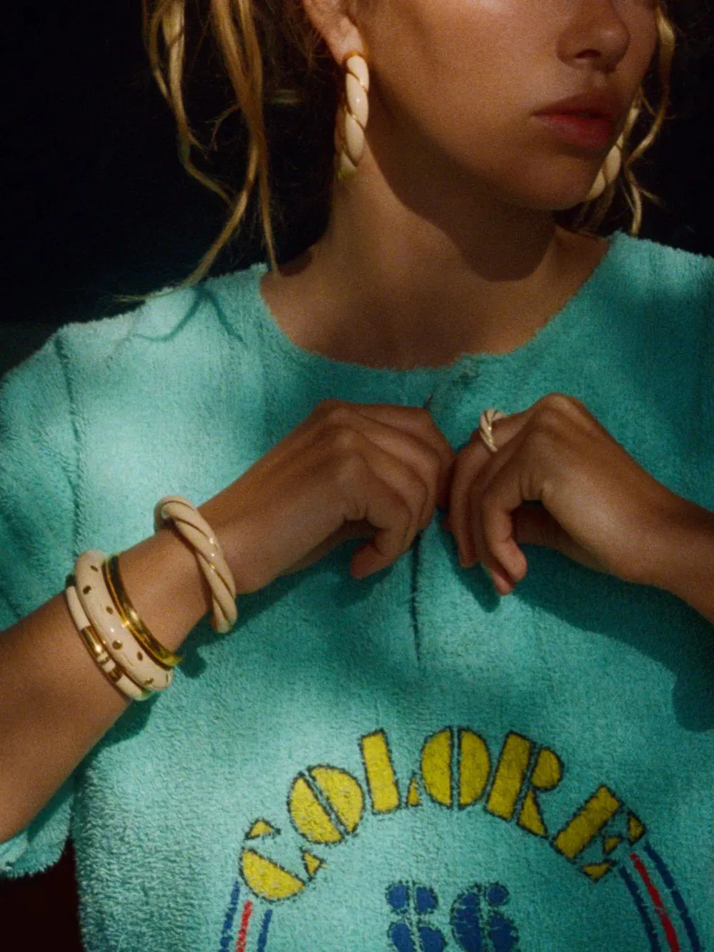 Diana Ivory Earrings sold by Fashion Clinic product image thumbnail 2