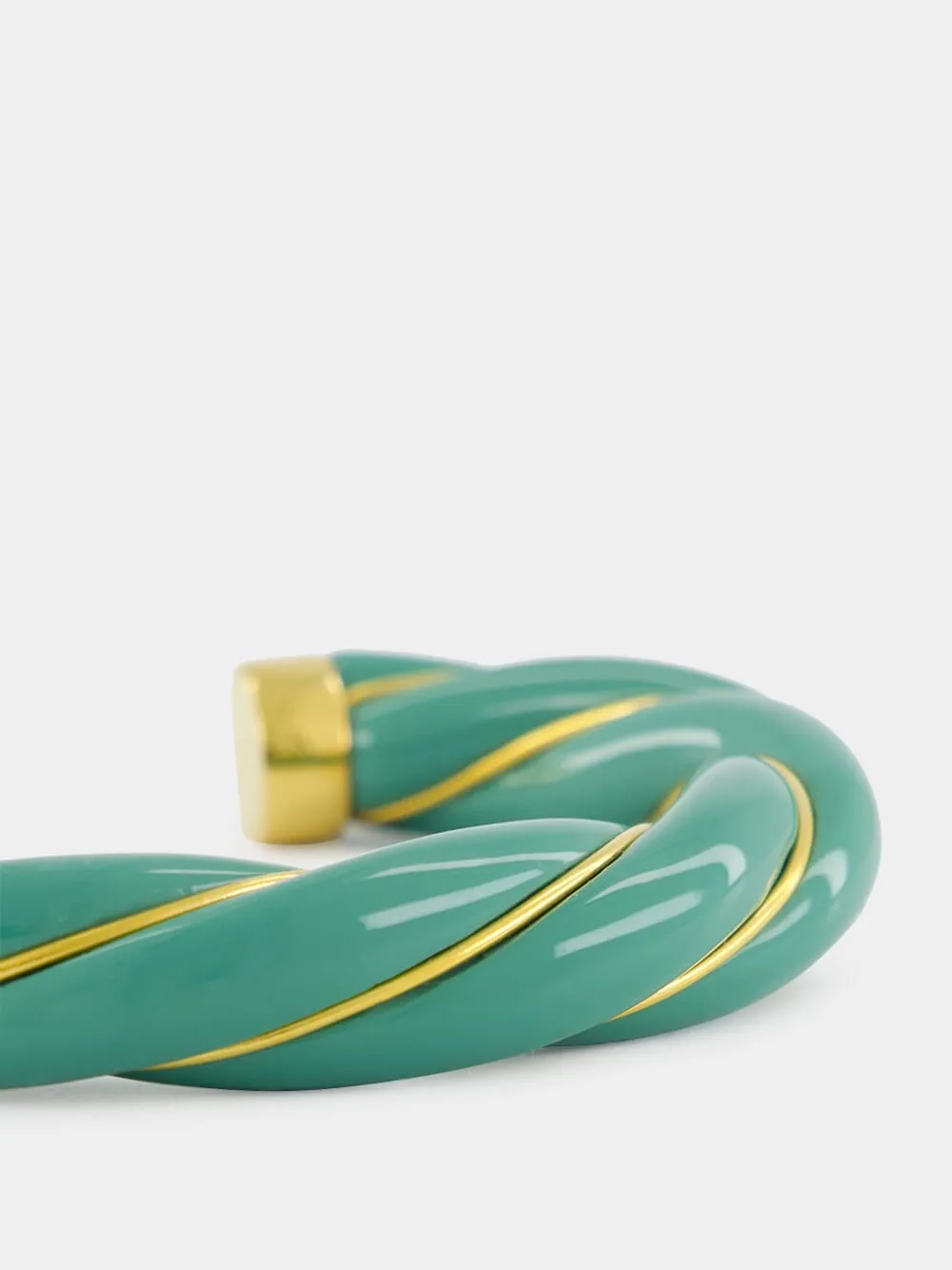 Diana Lime Green Bangle sold by Fashion Clinic product image thumbnail 5