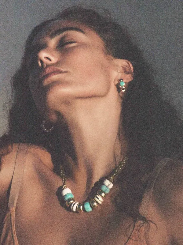 Gold Etania Earrings made by Fashion Clinic