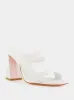 White Leather Adriatica Mules sold by Fashion Clinic