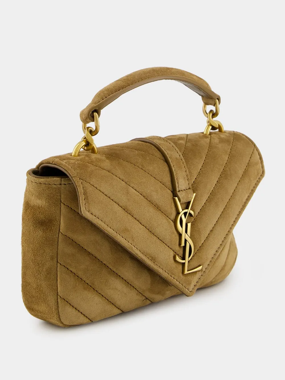 Golden Leaf College Mini Suede Bag sold by Fashion Clinic product image thumbnail 3