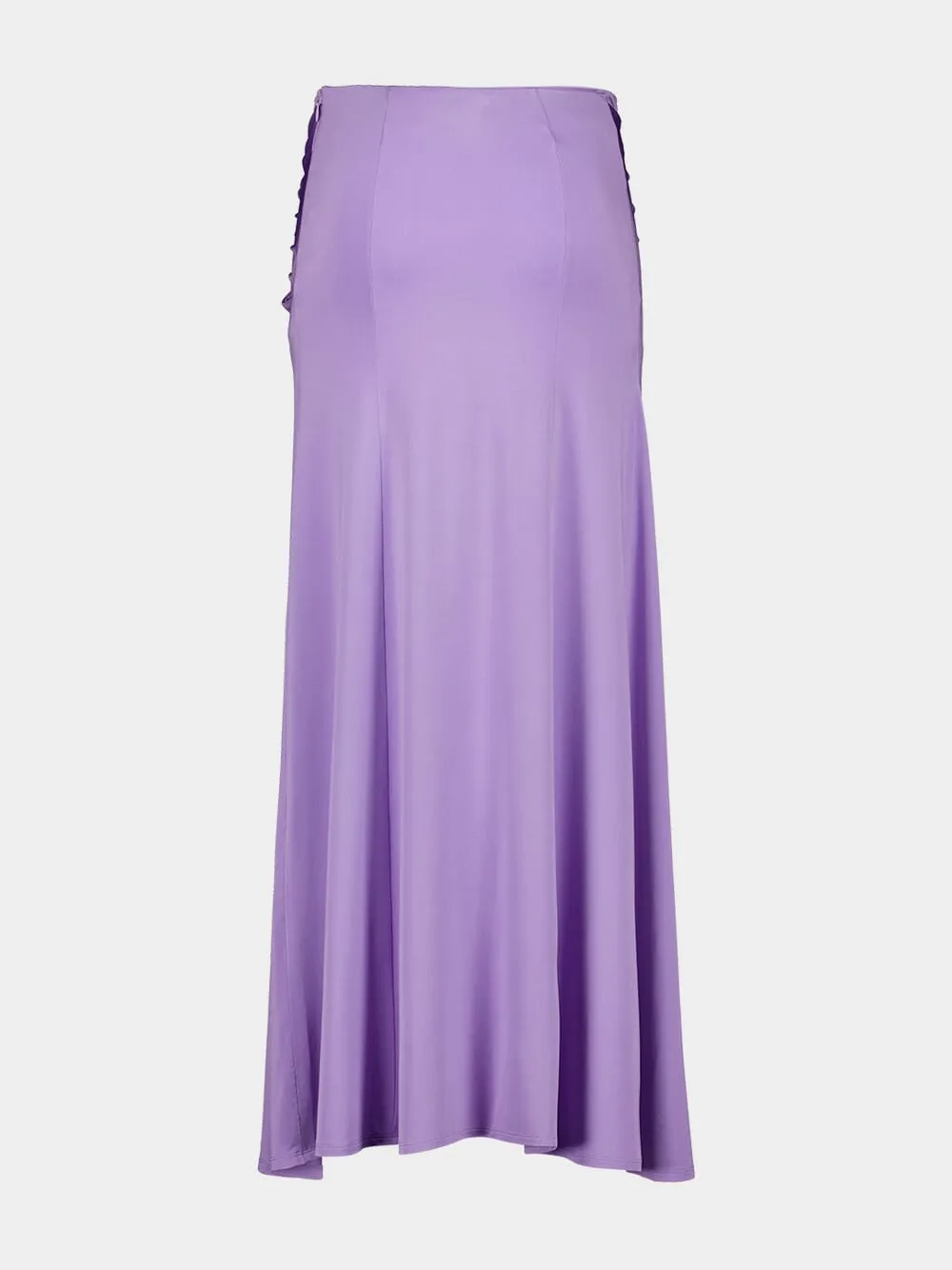 Lavender Long Jersey Skirt sold by Fashion Clinic product image thumbnail 4
