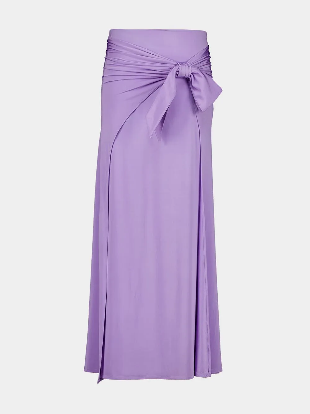 Lavender Long Jersey Skirt sold by Fashion Clinic product image thumbnail 2