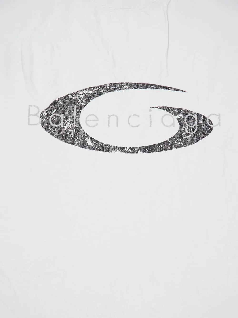 White Boxy Fit Vintage Loop T-Shirt sold by Fashion Clinic product image thumbnail 3