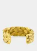 Gold Braided Cuff sold by Fashion Clinic