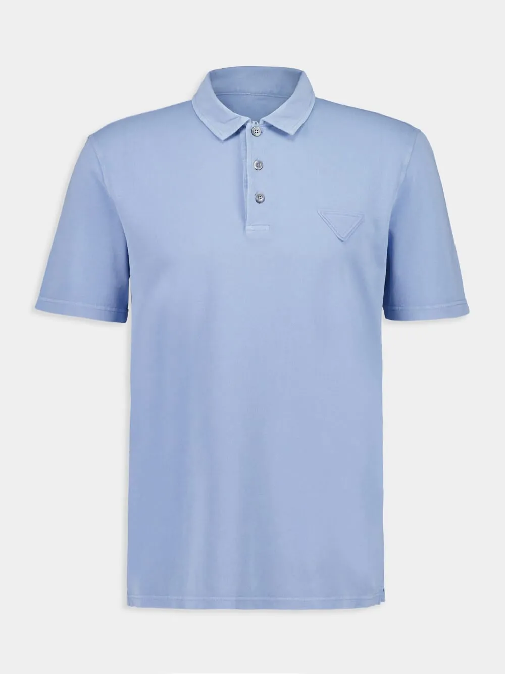 Blue Short Sleeve Polo Shirt sold by Fashion Clinic